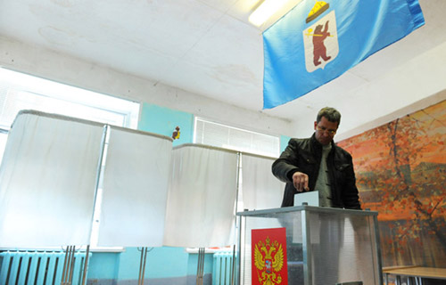 На одном из избирательных участков Ярославля