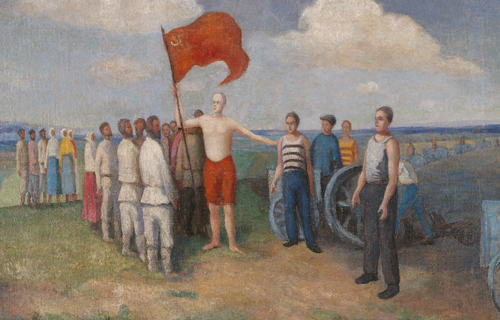 Андрей Ковалев о выставке «Борьба за знамя»