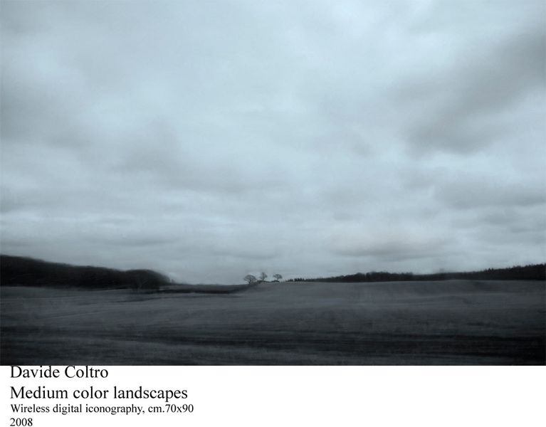 Medium color landscapes. Wireless digital iconography, cm. 70x90. 2008