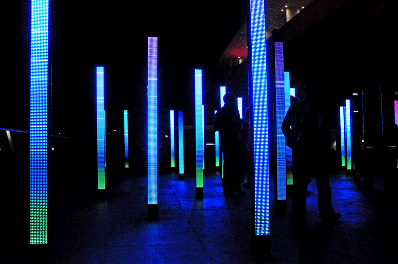 Инсталяция «Volume» рядом с Royal Festival Hall. Meltdown. 2008