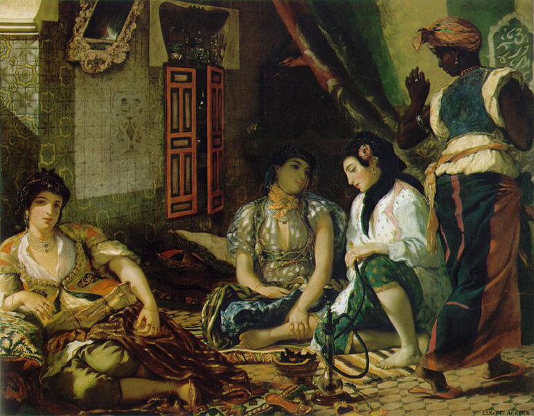 Эжен Делакруа. Алжирские женщины. 1834. Холст, масло. Лувр