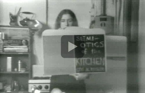Марта Рослер. Семиотика кухни. 1975