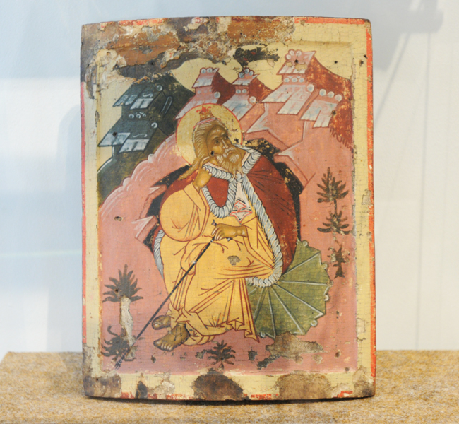  Пророк Илия в пустыне, первая треть XVI века. Русский Север 