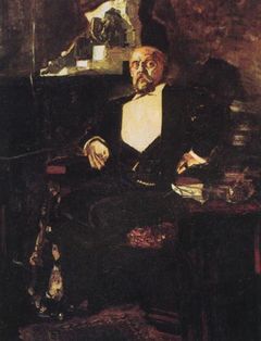  Михаил Врубель. Портрет Саввы Мамонтова. 1897 