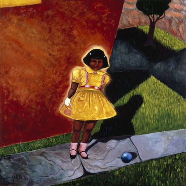 Little Girl With Yellow Dress. 1995