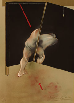  Фрэнсис Бэкон, «Этюд  человеческого тела», 1963 