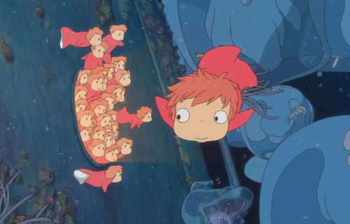  Кадр из мультфильма «Рыбка Поньо» 