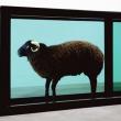Черная овца с золотыми рогами. 2008. 110.3 x 162.3 x 64.1
