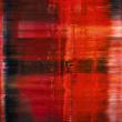 Герхард Рихтер. Абстрактная картина (красное). Ок. 1976. Холст, масло. 200х140