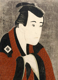  Тесусай Сяраку. Портрет актера Исикава III 
