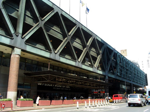  Автобусный терминал Портовой администрации Нью-Йорка. Начало 80-х. Архитектор Кевин Джонс 