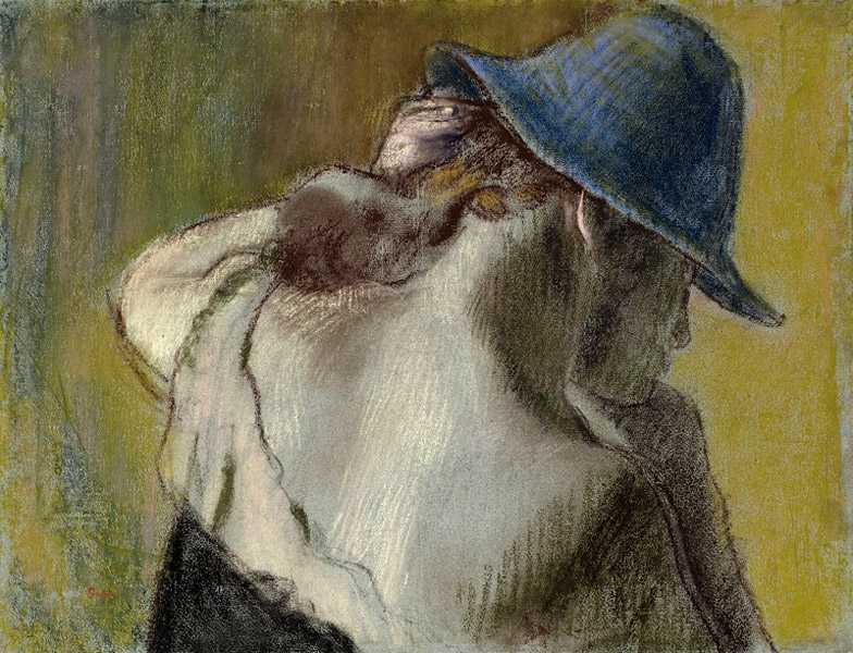 Эдгар Дега. Женщина в синей шляпке. Ок. 1889. Бумага, пастель. 46,4х60,2см. Эстимейт €800 000 - €1 200 000