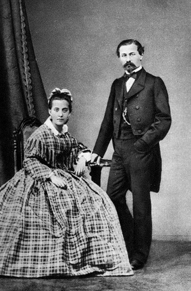  Шарлотта и Генрих Брокар. 1864  