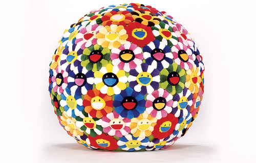  Такаши Мураками. Гигантский плюшевый цветочный шар (прототип). 2008 