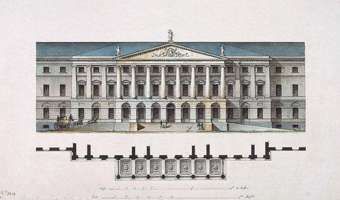 Смольный институт. Санкт-Петербург. Джакомо Кваренги. 1806 