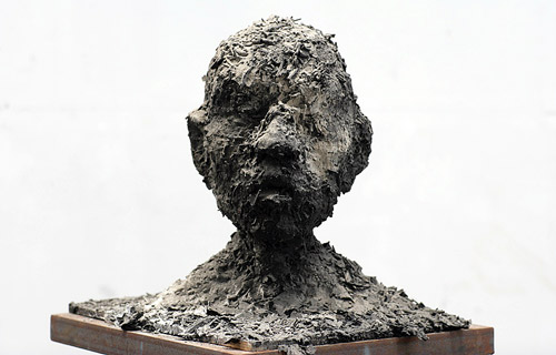  Чжан Хуан. Голова из пепла № 16. 2007  