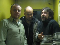 Участники группы «Рубль» в перерыве записи дебютного альбома