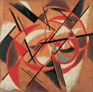 Любовь Попова, Space-Force Construction, 1921, State Museum of Contemporary Art, Thessaloniki, George Costakis Collection