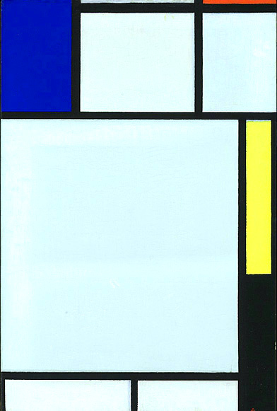 Пит Мондриан. Композиция в синем, красном, желтом и черном. 1922