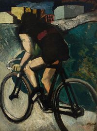 Mario Sironi, Il ciclista, 1916