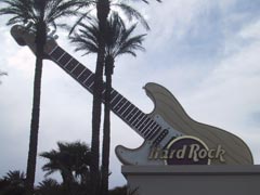 Главный вход в Hard Rock Hotel and Casin в Лас-Вегасе