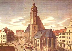 Церковь Св. Фомы в Лейпциге. 1735