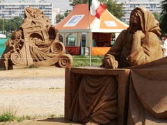В Москве создадут песочные скульптуры