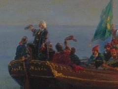 Иван Айвазовский. «Отплытие Колумба из Палоса». 1892 (деталь)