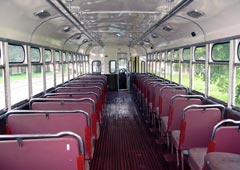 Салон трамвайного вагона МТВ-82 (конец 1950-х)