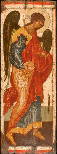 Архангел Михаил. Икона. XV век. Новгород