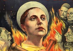 Изображение с афиши к фильму «Страсти по Жанне д’Арк» (1928)