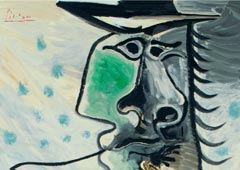 Пабло Пикассо. «Мужчина со шпагой». 1969 (деталь)