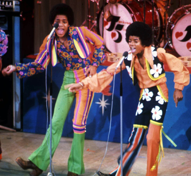 Майкл Джексон (справа) вместе с The Jackson 5, 1972 год, Великобритания