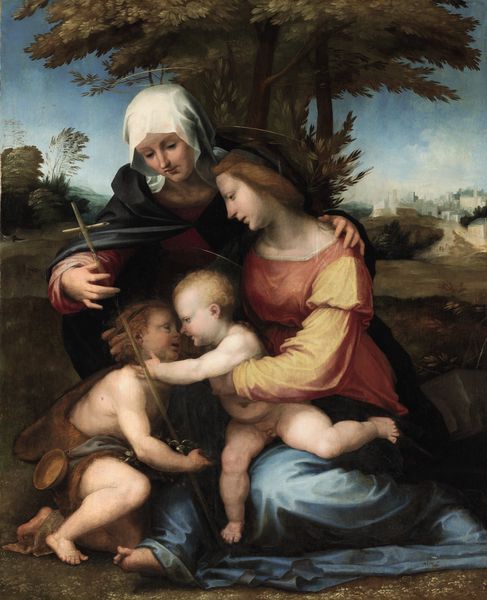 Фра Бартоломео. Мадонна с младенцем, святой Елизаветой и Иоанном Крестителем. 1516