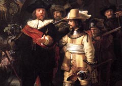 Рембрандт. «Ночной дозор». 1642 (деталь)