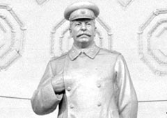 Статуя Сталина на станции метро «Курская кольцевая». 1949 (не сохранилась)