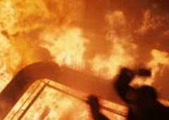 Сцена взрыва кинотеатра из фильма «Бесславные ублюдки»