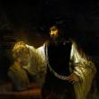 Рембрандт Харменс ван Рейн.  Аристотель перед бюстом Гомера. 1653. Музей Метрополитен, Нью Йорк