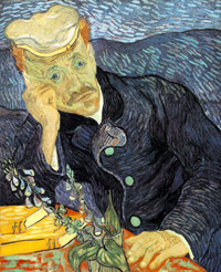 Винсент ван Гог. Портрет доктора Гаше.  1890
