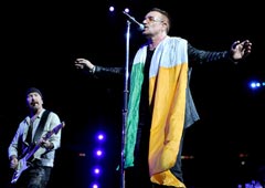 U2 едут в Россию