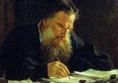 Николай Ге. Портрет Л.Н. Толстого. 1884 (фрагмент)