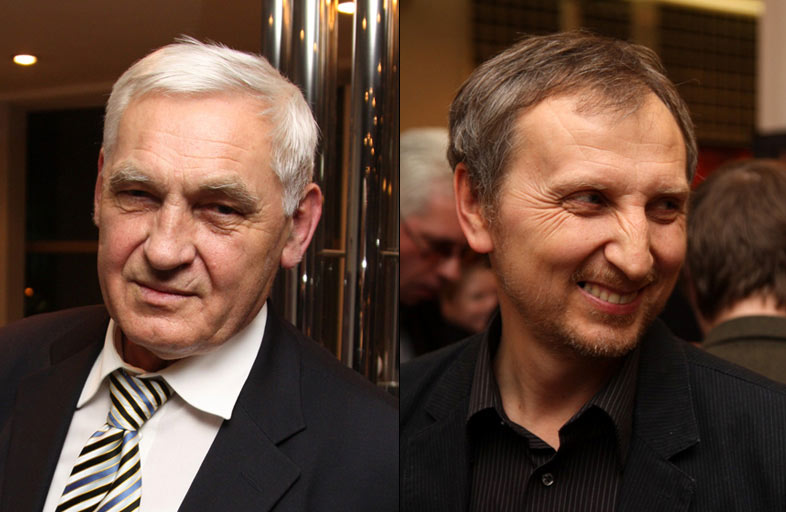 Лауреаты премии Леонид Пономарев и Григорий Козлов (слева направо)