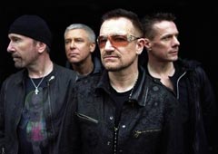 U2 сыграют на главном рок-фестивале