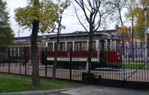 Вид трамвайного парка № 2 им. А.П. Леонова со Среднего проспекта