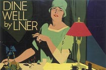 Том Первис. Изображение с рекламного плаката вагонов-ресторанов L.N.E.R. 1935