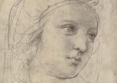 Рафаэль. «Голова Музы». 1510/11 (фрагмент)