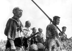 Кадр из фильма «Семь самураев» (1954)