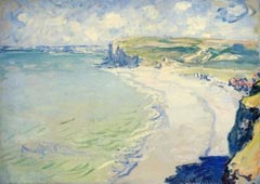 Клод Моне. «Пляж в Пурвилле». 1882