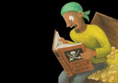 Пираты украли 9 миллионов книг