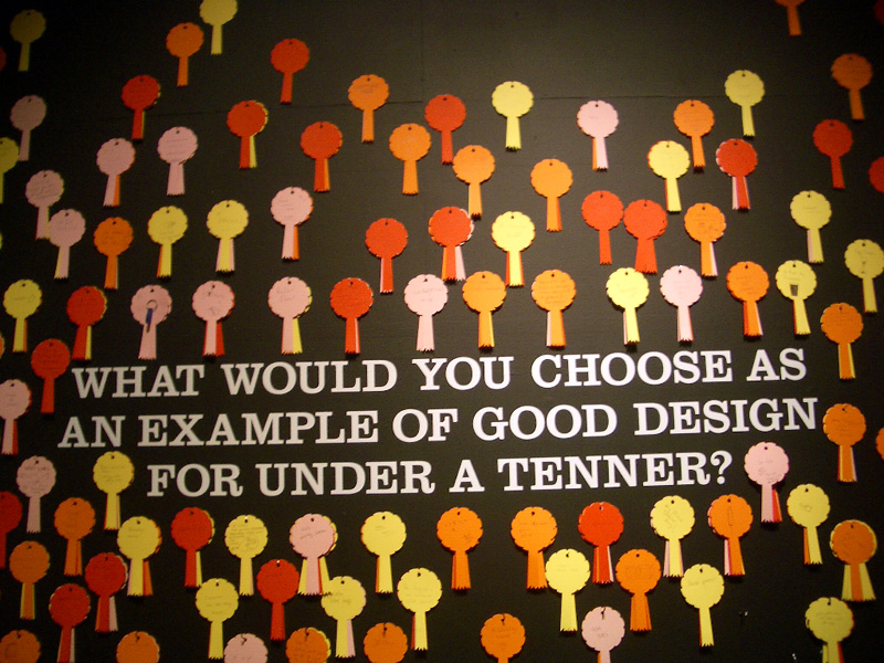 Выставка Under A Tenner в лондонском Музее дизайна